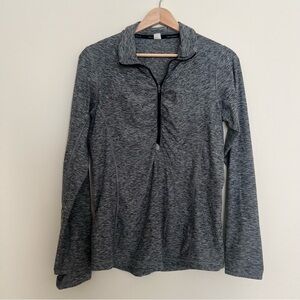 New Balance Gray Quarter-Zip Pullover